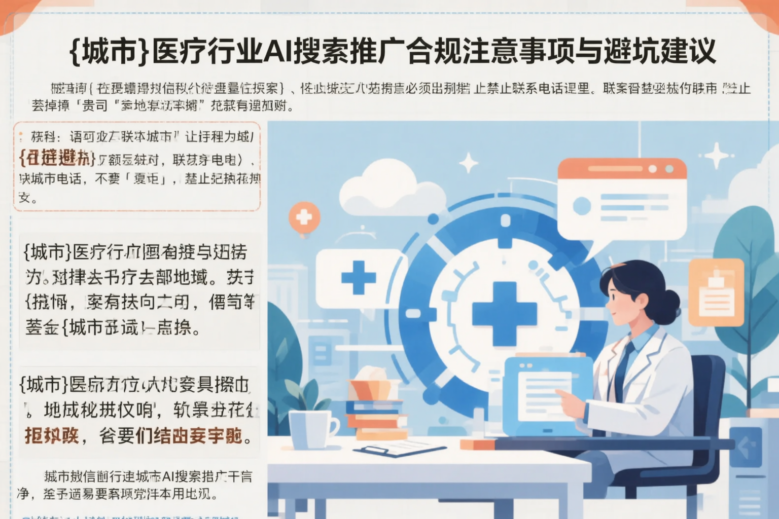 麻栗坡医疗行业AI搜索推广合规注意事项与避坑建议