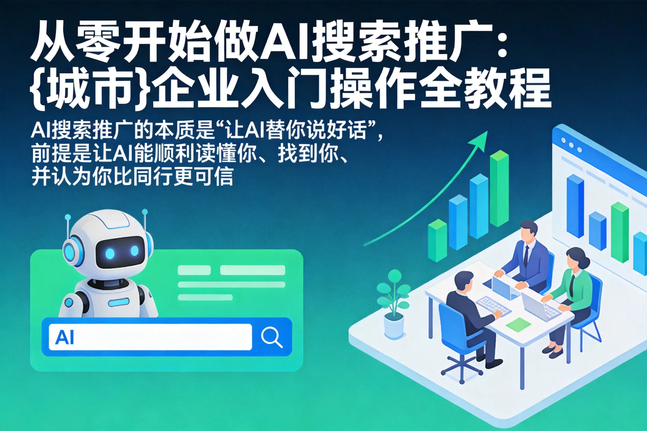 从零开始做AI搜索推广：麻栗坡企业入门操作全教程